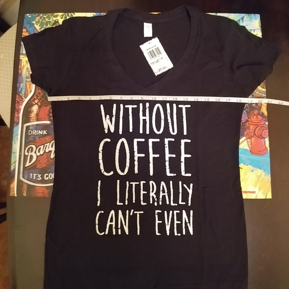 Graphic 'W/O Coffee' Tee - Picture 3 of 5